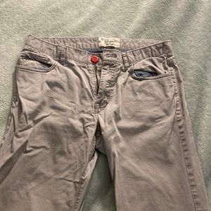 Mens Penguin Gray Chinos Size 30x30